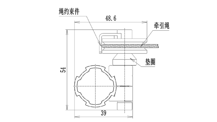 功能辅件A与U槽滑轮套件尺寸