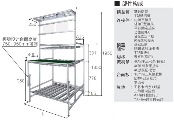 精益管工作台F